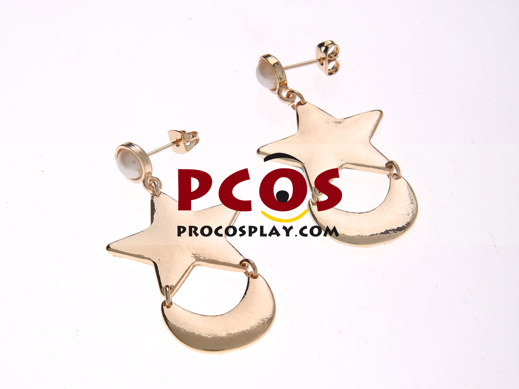 Sailor Moon Usagi Tsukino Cosplay Star And Moon Crystal Earrings Mp002090 4 Sailor Moon Usagi Tsukino Cosplay Star And Moon Crystal Earrings Mp002090 - Image 2