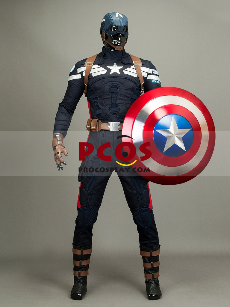Deluxe Captain America: The Winter Soldier Steve Rogers Cosplay Costumes Mp001614 3 Deluxe Captain America: The Winter Soldier Steve Rogers Cosplay Costumes Mp001614