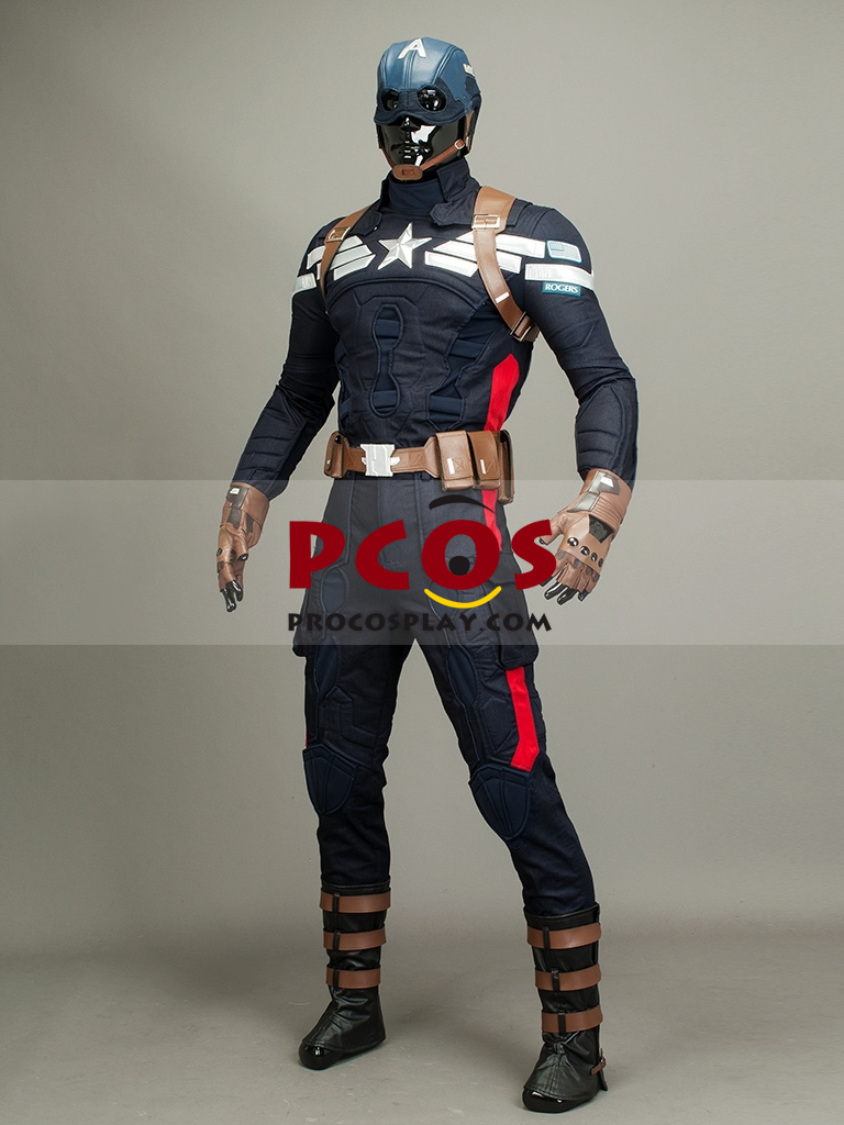 Deluxe Captain America: The Winter Soldier Steve Rogers Cosplay Costumes Mp001614 6 Deluxe Captain America: The Winter Soldier Steve Rogers Cosplay Costumes Mp001614 - Image 4