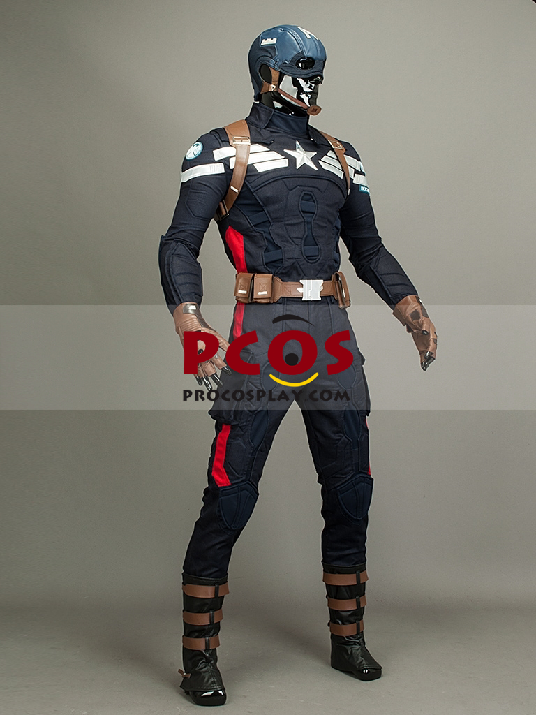 Deluxe Captain America: The Winter Soldier Steve Rogers Cosplay Costumes Mp001614 7 Deluxe Captain America: The Winter Soldier Steve Rogers Cosplay Costumes Mp001614 - Image 5