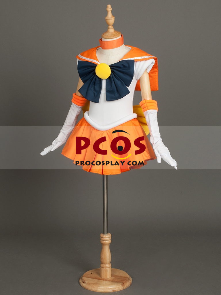 Sailor Moon Sailor Venus Aino Minako Cosplay Costumes For Kids Mp000348 4 Sailor Moon Sailor Venus Aino Minako Cosplay Costumes For Kids Mp000348 - Image 2