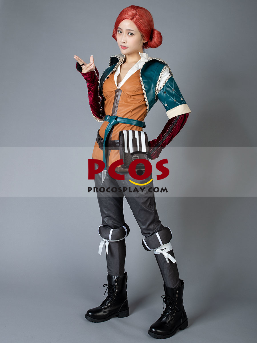 Ready To Ship The Witcher 3: Wild Hunt Triss Merigold Cosplay Costume Mp003001-US 4 Ready To Ship The Witcher 3: Wild Hunt Triss Merigold Cosplay Costume Mp003001-US - Image 2