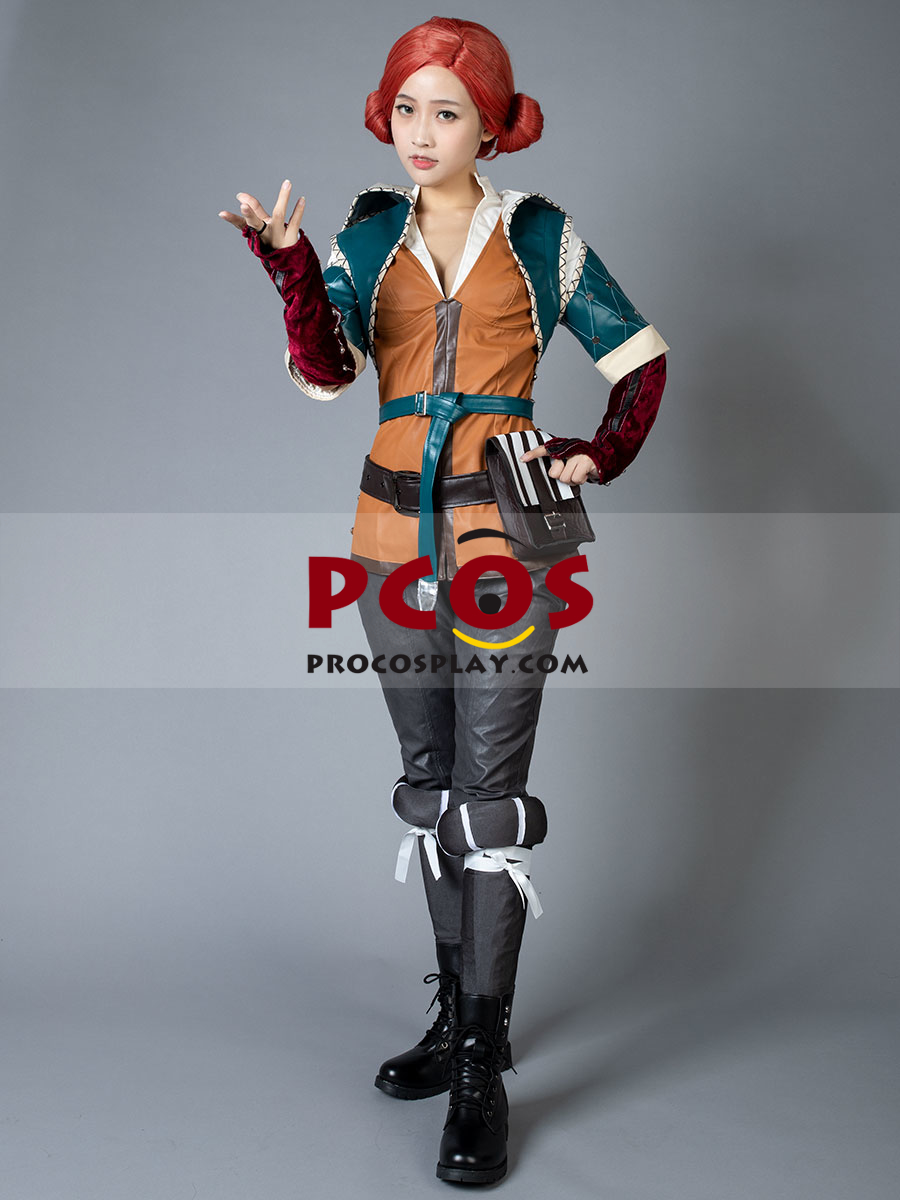 Ready To Ship The Witcher 3: Wild Hunt Triss Merigold Cosplay Costume Mp003001-US 3 Ready To Ship The Witcher 3: Wild Hunt Triss Merigold Cosplay Costume Mp003001-US