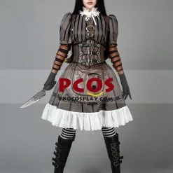 Madness Returns Alice Steamdress Cosplay Costumes Mp000304