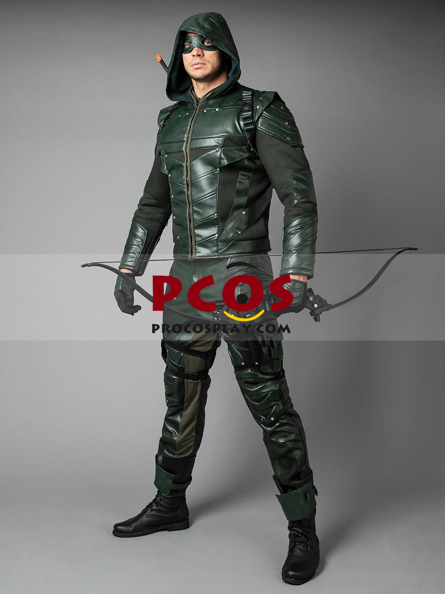 Green Arrow Season 5 Oliver Queen Cosplay Costume Mp003491 4 Green Arrow Season 5 Oliver Queen Cosplay Costume Mp003491 - Image 2