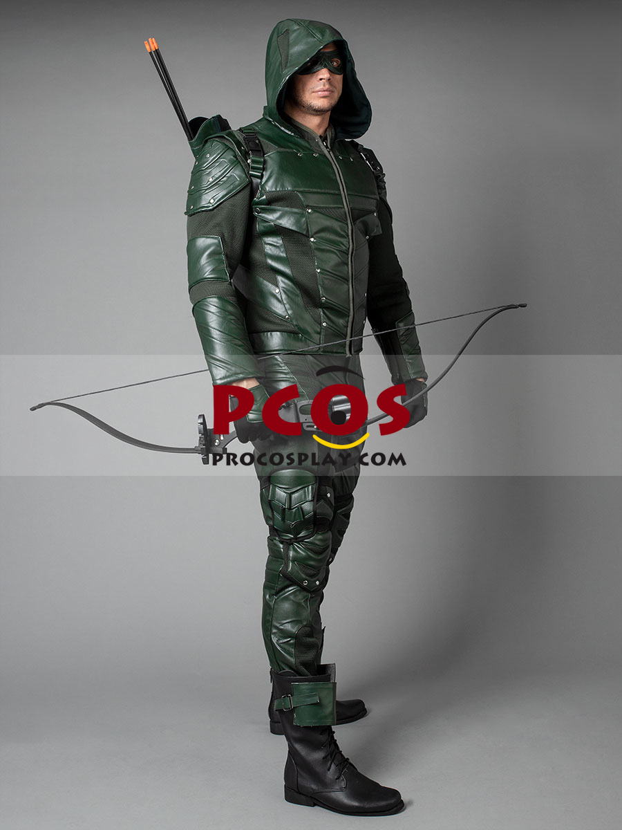 Green Arrow Season 5 Oliver Queen Cosplay Costume Mp003491 7 Green Arrow Season 5 Oliver Queen Cosplay Costume Mp003491 - Image 5