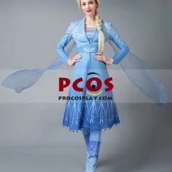 Frozen 2 Elsa Cosplay Costume Mp005238