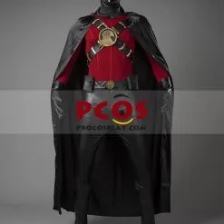 Game Arkham City Red Robin Cosplay Costume Mp005302