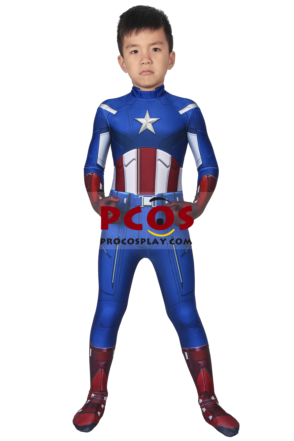 The Avengers Captain America Steve Rogers Cosplay Costume For Kids Mp005490 3 The Avengers Captain America Steve Rogers Cosplay Costume For Kids Mp005490