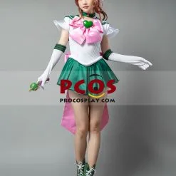 Sailor Moon Super S Film Sailor Jupiter Makoto Kino Lita Cosplay Costumes Mp001406