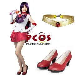 Sailor Moon Sailor Mars Hino Rei Cosplay Costume Set Mp000570