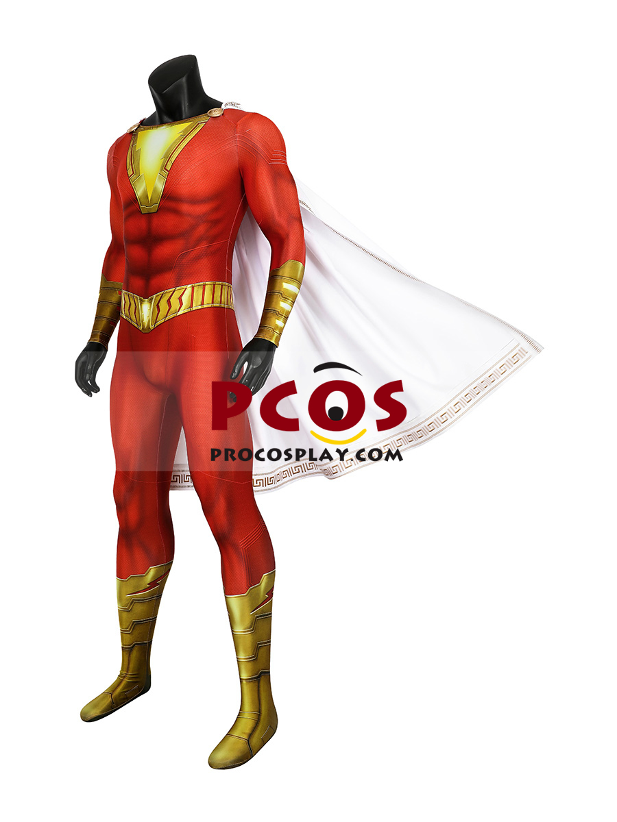Billy Batson Cosplay Jumpsuit Mp005710 4 Billy Batson Cosplay Jumpsuit Mp005710 - Image 2