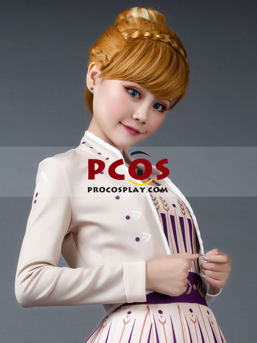 Frozen Princess Anna Of Arendelle Up-do Brown Cosplay Wigs Upgrade Mp005902 4 Frozen Princess Anna Of Arendelle Up-do Brown Cosplay Wigs Upgrade Mp005902 - Image 2