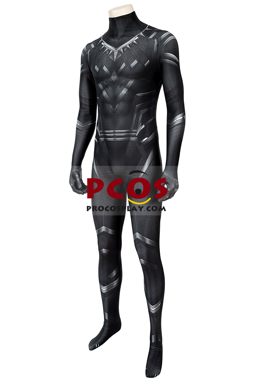 Civil War T'Challa Black Panther Cosplay Costume Jumpsuit C00252 6 Civil War T'Challa Black Panther Cosplay Costume Jumpsuit C00252 - Image 4