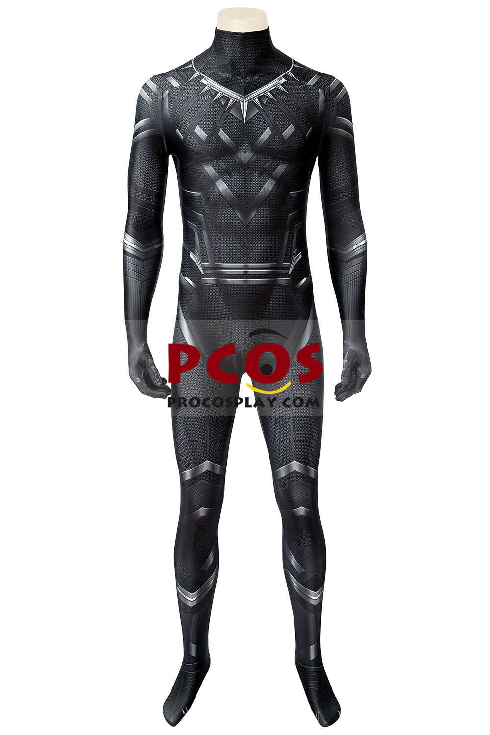 Civil War T'Challa Black Panther Cosplay Costume Jumpsuit C00252 7 Civil War T'Challa Black Panther Cosplay Costume Jumpsuit C00252 - Image 5