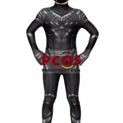 Civil War T'Challa Black Panther Cosplay Costume Jumpsuit For Kid C00253