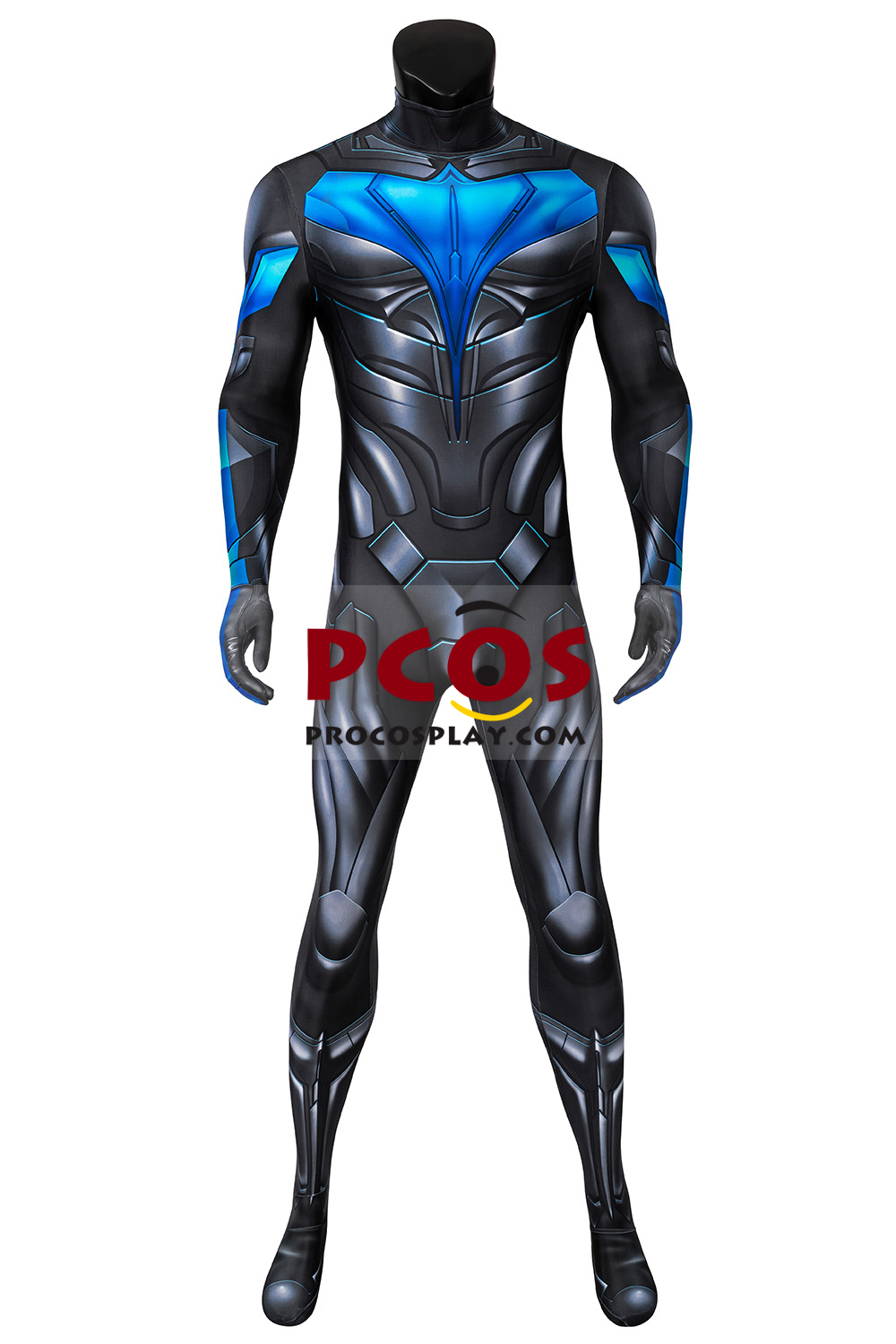 Titans Nightwing Dick Grayson Cosplay Costume Jumpsuit C00256 3 Titans Nightwing Dick Grayson Cosplay Costume Jumpsuit C00256