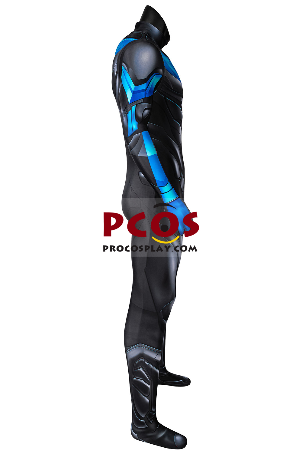 Titans Nightwing Dick Grayson Cosplay Costume Jumpsuit C00256 5 Titans Nightwing Dick Grayson Cosplay Costume Jumpsuit C00256 - Image 3