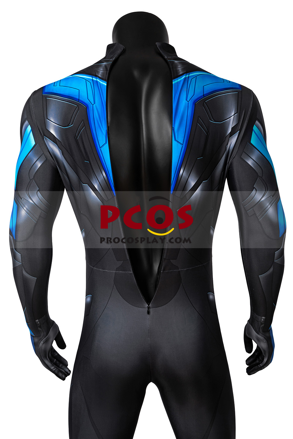 Titans Nightwing Dick Grayson Cosplay Costume Jumpsuit C00256 7 Titans Nightwing Dick Grayson Cosplay Costume Jumpsuit C00256 - Image 5