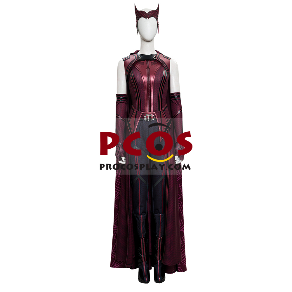 New Show WandaVision Scarlet Witch Wanda Finale Cosplay Costume C00305 3 New Show WandaVision Scarlet Witch Wanda Finale Cosplay Costume C00305