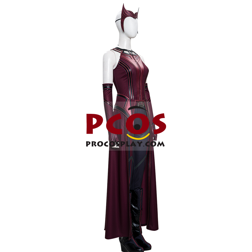 New Show WandaVision Scarlet Witch Wanda Finale Cosplay Costume C00305 7 New Show WandaVision Scarlet Witch Wanda Finale Cosplay Costume C00305 - Image 5