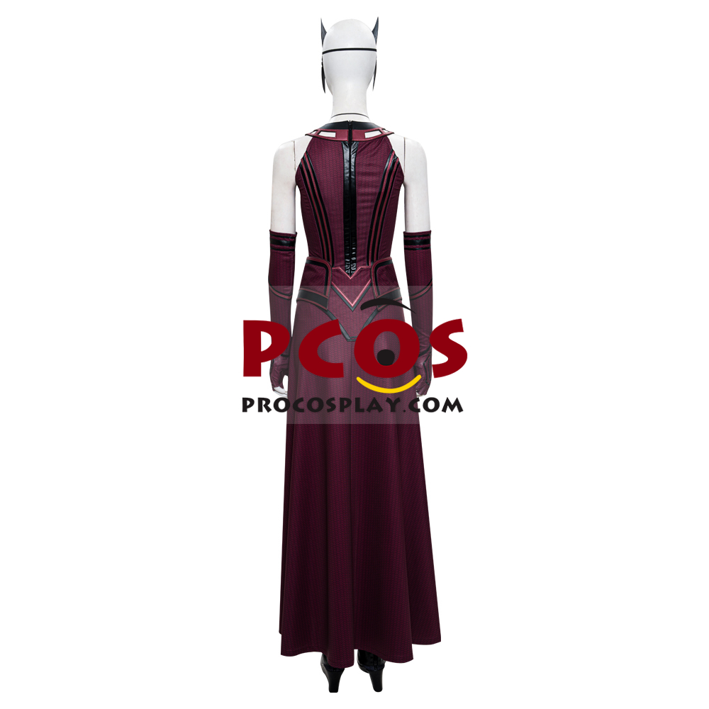 New Show WandaVision Scarlet Witch Wanda Finale Cosplay Costume C00305 8 New Show WandaVision Scarlet Witch Wanda Finale Cosplay Costume C00305 - Image 6