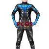 Titans Nightwing Dick Grayson Cosplay Costume 3D Jumpsuit For Kids C00508 -Marvel Costumes Collection Shop w 1 0092232 titans nightwing dick grayson cosplay costume 3d jumpsuit for kids c00508