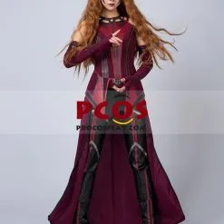 New Show WandaVision Scarlet Witch Wanda Finale Cosplay Costume C00296 Knit Version -Marvel Costumes Collection Shop w 1 0092473 new show wandavision scarlet witch wanda finale cosplay costume c00296 knit version
