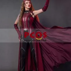 WandaVision Scarlet Witch Wanda Finale Cosplay Costume C00323 Knit Version -Marvel Costumes Collection Shop w 1 0093301 wandavision scarlet witch wanda finale cosplay costume c00323 knit version