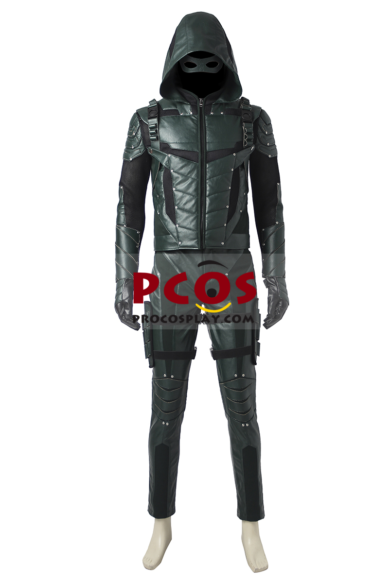Green Arrow Season 5 Oliver Queen Cosplay Costume C00760 2 Green Arrow Season 5 Oliver Queen Cosplay Costume C00760