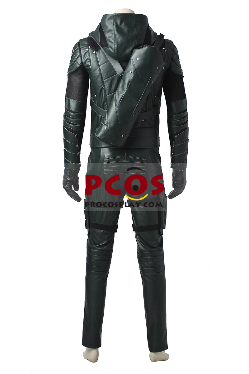 Green Arrow Season 5 Oliver Queen Cosplay Costume C00760 3 Green Arrow Season 5 Oliver Queen Cosplay Costume C00760 - Image 2