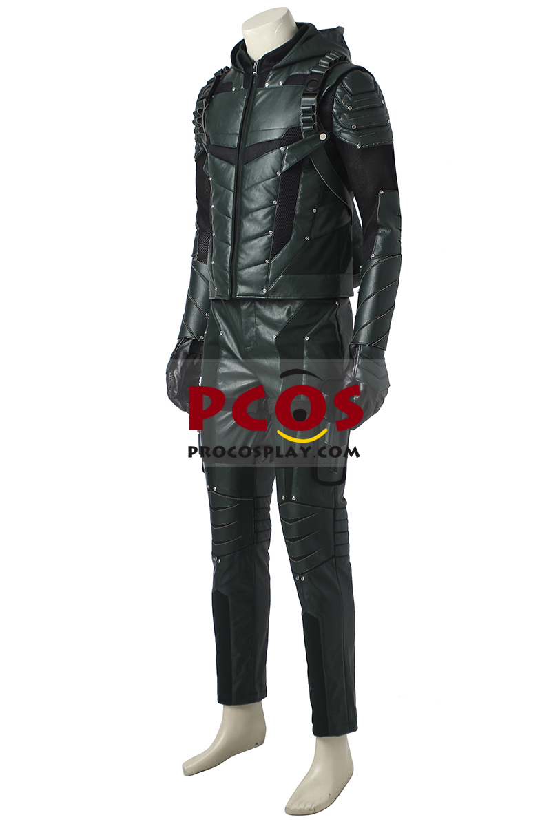 Green Arrow Season 5 Oliver Queen Cosplay Costume C00760 4 Green Arrow Season 5 Oliver Queen Cosplay Costume C00760 - Image 3
