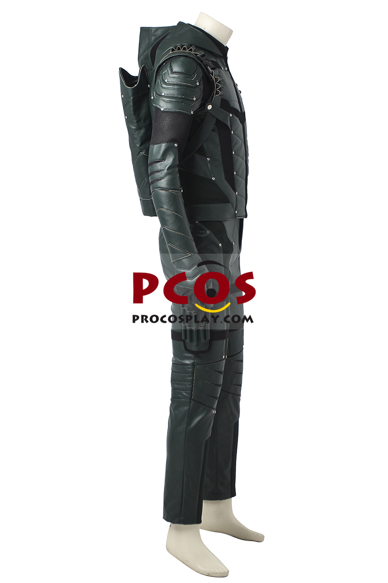 Green Arrow Season 5 Oliver Queen Cosplay Costume C00760 5 Green Arrow Season 5 Oliver Queen Cosplay Costume C00760 - Image 4