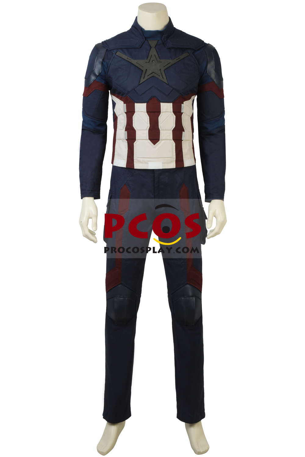 Infinity War Captain America Steve Rogers Cosplay Costume C00783 4 Infinity War Captain America Steve Rogers Cosplay Costume C00783 - Image 2
