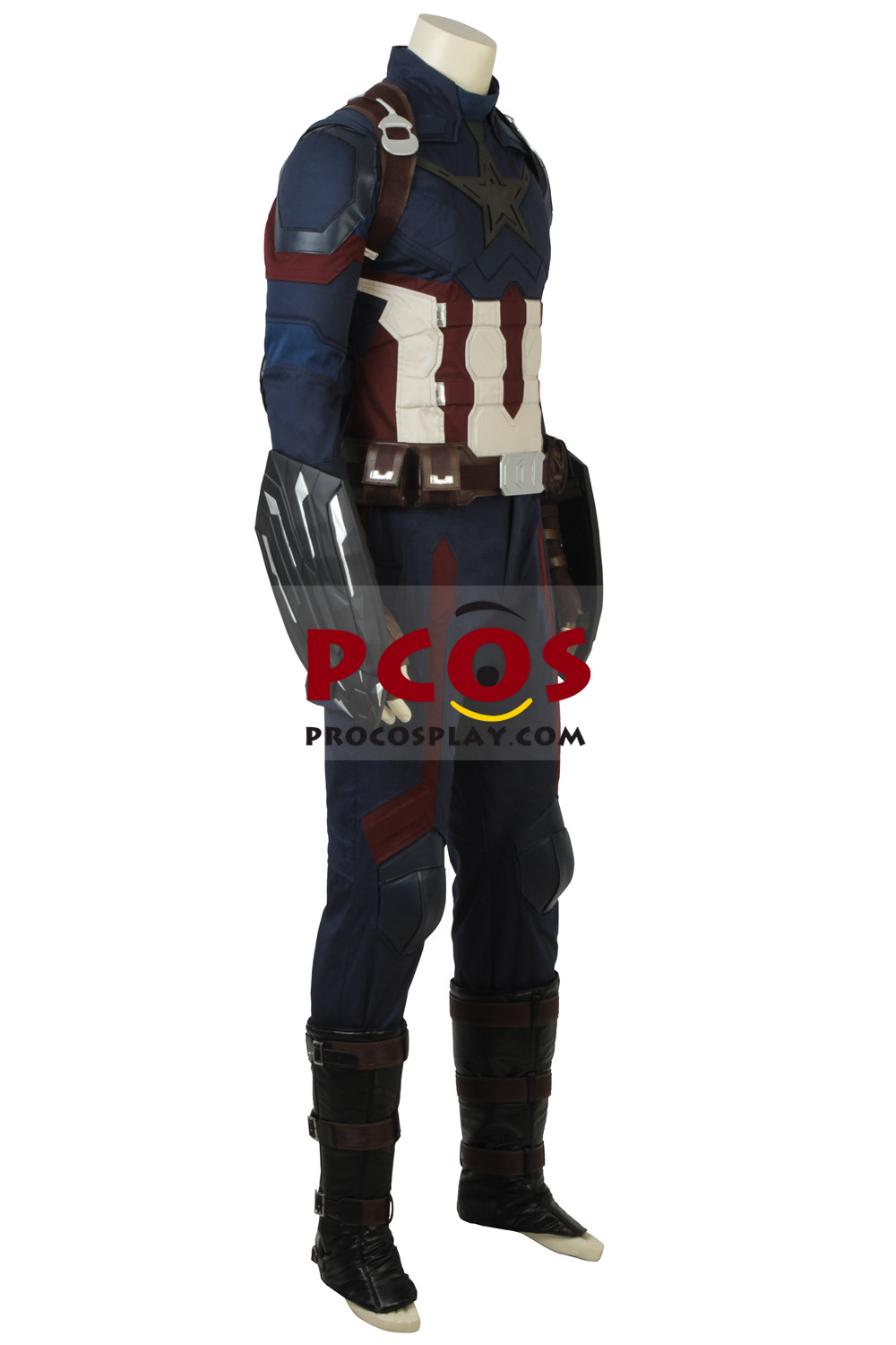 Infinity War Captain America Steve Rogers Cosplay Costume C00783 6 Infinity War Captain America Steve Rogers Cosplay Costume C00783 - Image 4