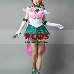Ready To Ship Sailor Moon Super S Film Sailor Jupiter Makoto Kino Lita Cosplay Costumes Mp001406