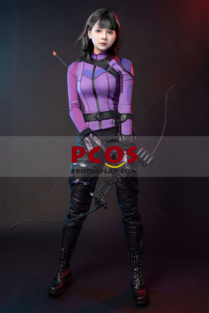TV Show Hawkeye Kate Bishop Cosplay Costume Upgraded Knit Version C00946 3 TV Show Hawkeye Kate Bishop Cosplay Costume Upgraded Knit Version C00946