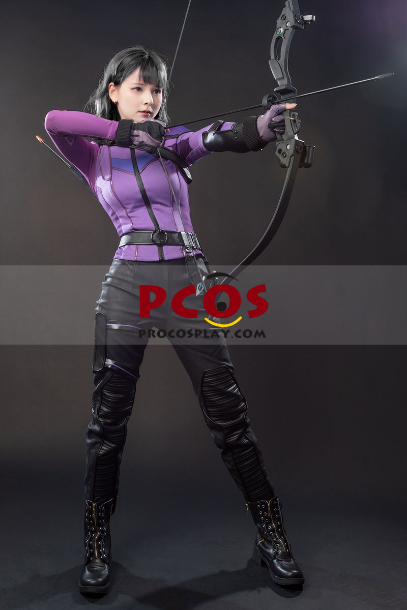 TV Show Hawkeye Kate Bishop Cosplay Costume Upgraded Knit Version C00946 5 TV Show Hawkeye Kate Bishop Cosplay Costume Upgraded Knit Version C00946 - Image 3