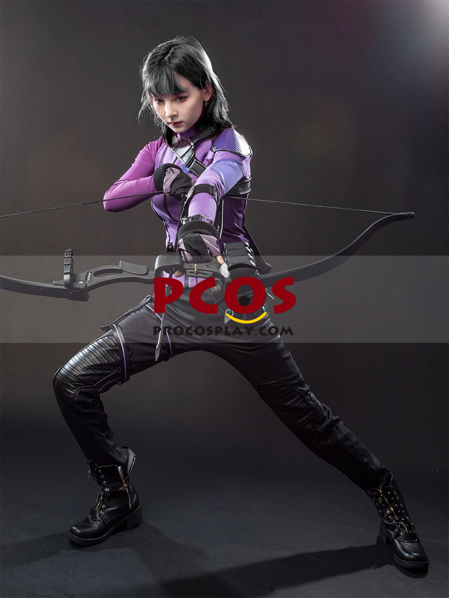 TV Show Hawkeye Kate Bishop Cosplay Costume Upgraded Knit Version C00946 6 TV Show Hawkeye Kate Bishop Cosplay Costume Upgraded Knit Version C00946 - Image 4