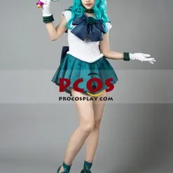 Ready To Ship Sailor Moon Sailor Neptune Kaiou Michiru Cosplay Costume Mp000515