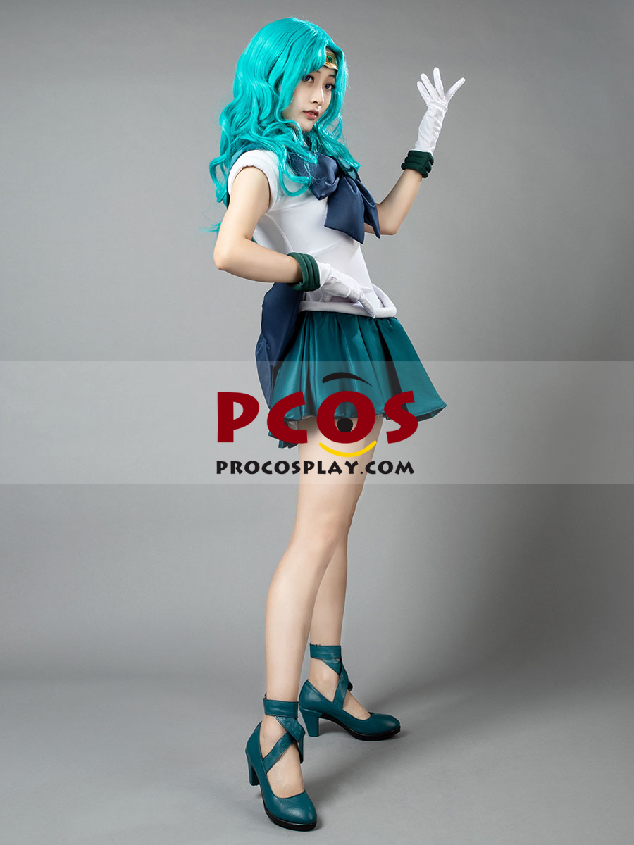 Ready To Ship Sailor Moon Sailor Neptune Kaiou Michiru Cosplay Costume Mp000515 4 Ready To Ship Sailor Moon Sailor Neptune Kaiou Michiru Cosplay Costume Mp000515 - Image 2