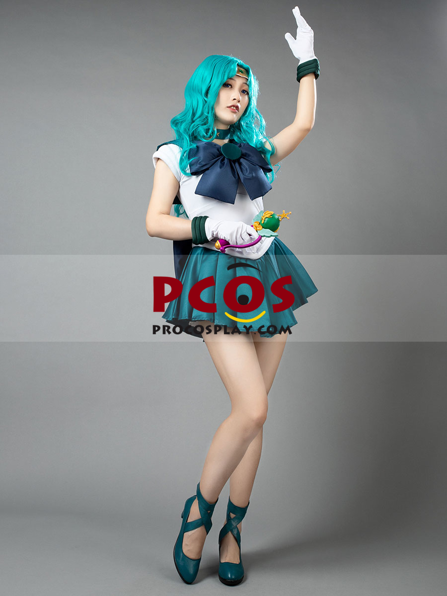 Ready To Ship Sailor Moon Sailor Neptune Kaiou Michiru Cosplay Costume Mp000515 6 Ready To Ship Sailor Moon Sailor Neptune Kaiou Michiru Cosplay Costume Mp000515 - Image 4