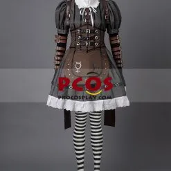 Ready To Ship Alice: Madness Returns Alice Steamdress Cosplay Costumes Mp000200