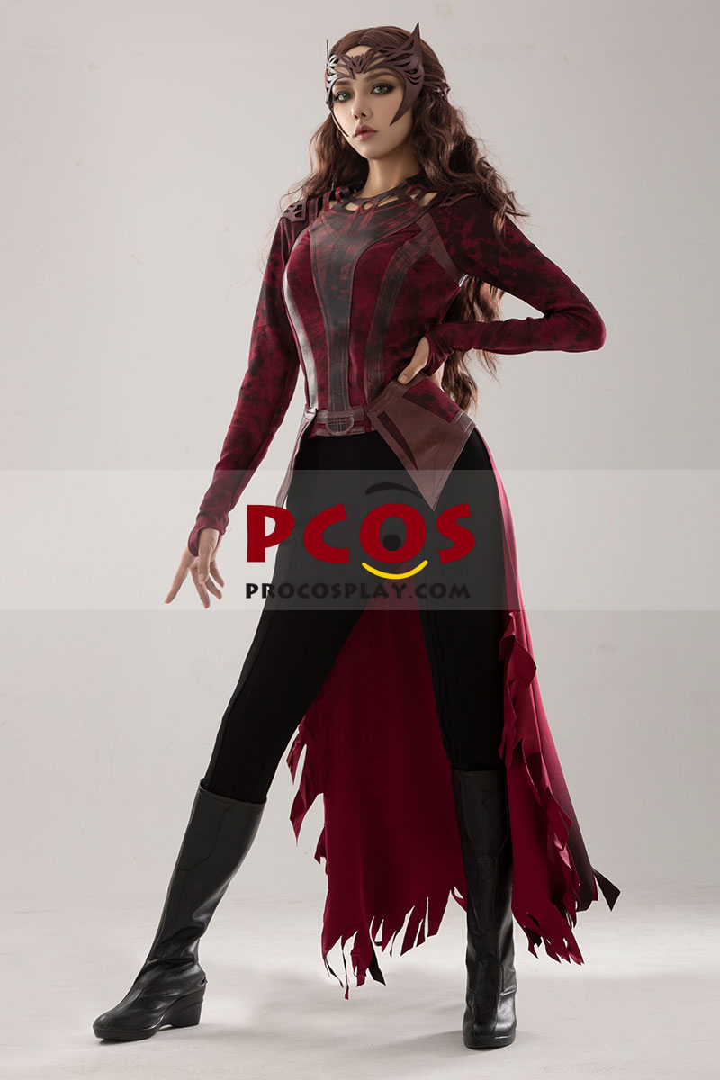 Doctor Strange In The Multiverse Of Madness Scarlet Witch Wanda Cosplay Costume C02045 3 Doctor Strange In The Multiverse Of Madness Scarlet Witch Wanda Cosplay Costume C02045