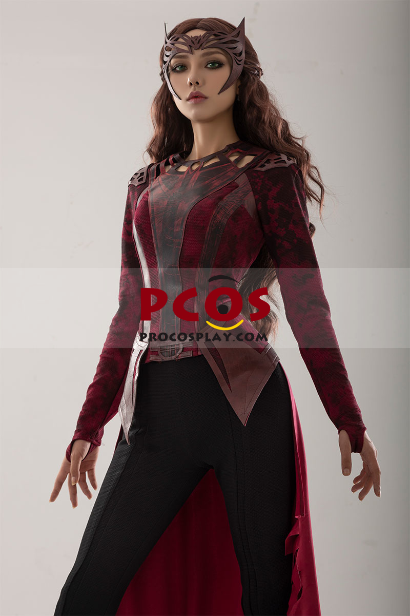 Doctor Strange In The Multiverse Of Madness Scarlet Witch Wanda Cosplay Costume C02045 4 Doctor Strange In The Multiverse Of Madness Scarlet Witch Wanda Cosplay Costume C02045 - Image 2