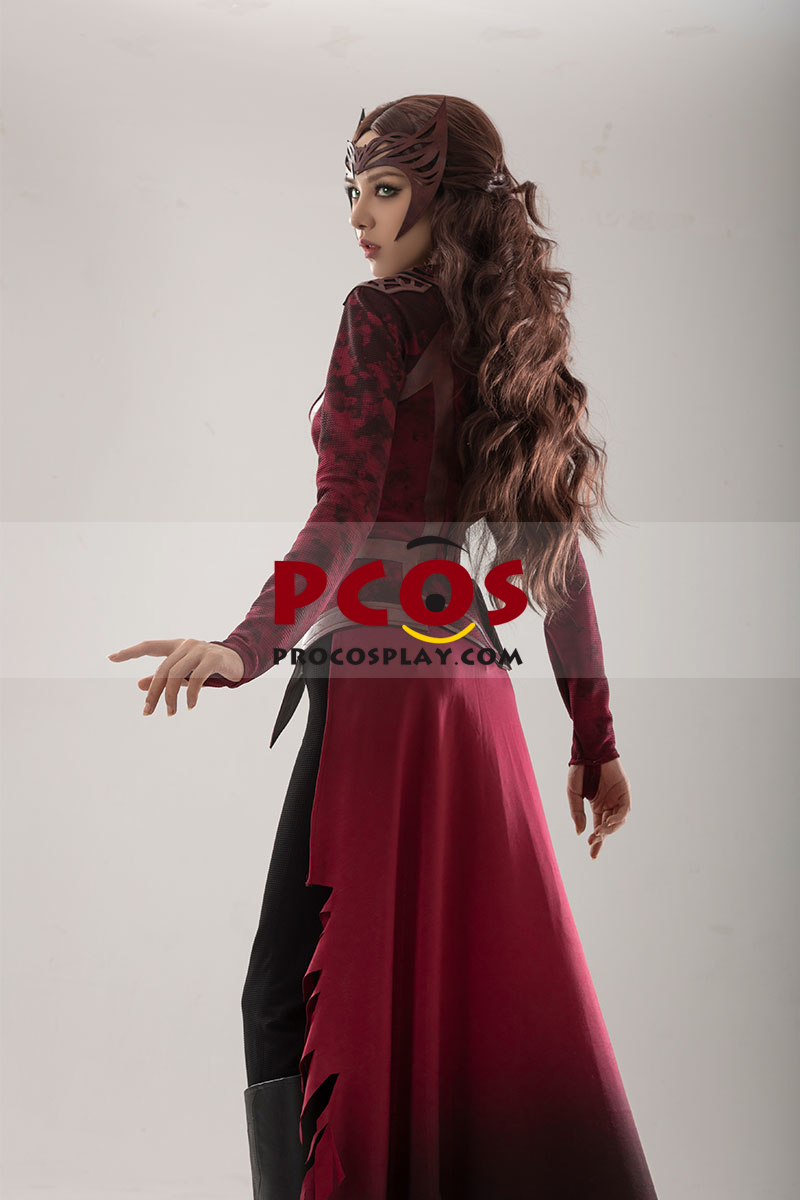 Doctor Strange In The Multiverse Of Madness Scarlet Witch Wanda Cosplay Costume C02045 5 Doctor Strange In The Multiverse Of Madness Scarlet Witch Wanda Cosplay Costume C02045 - Image 3
