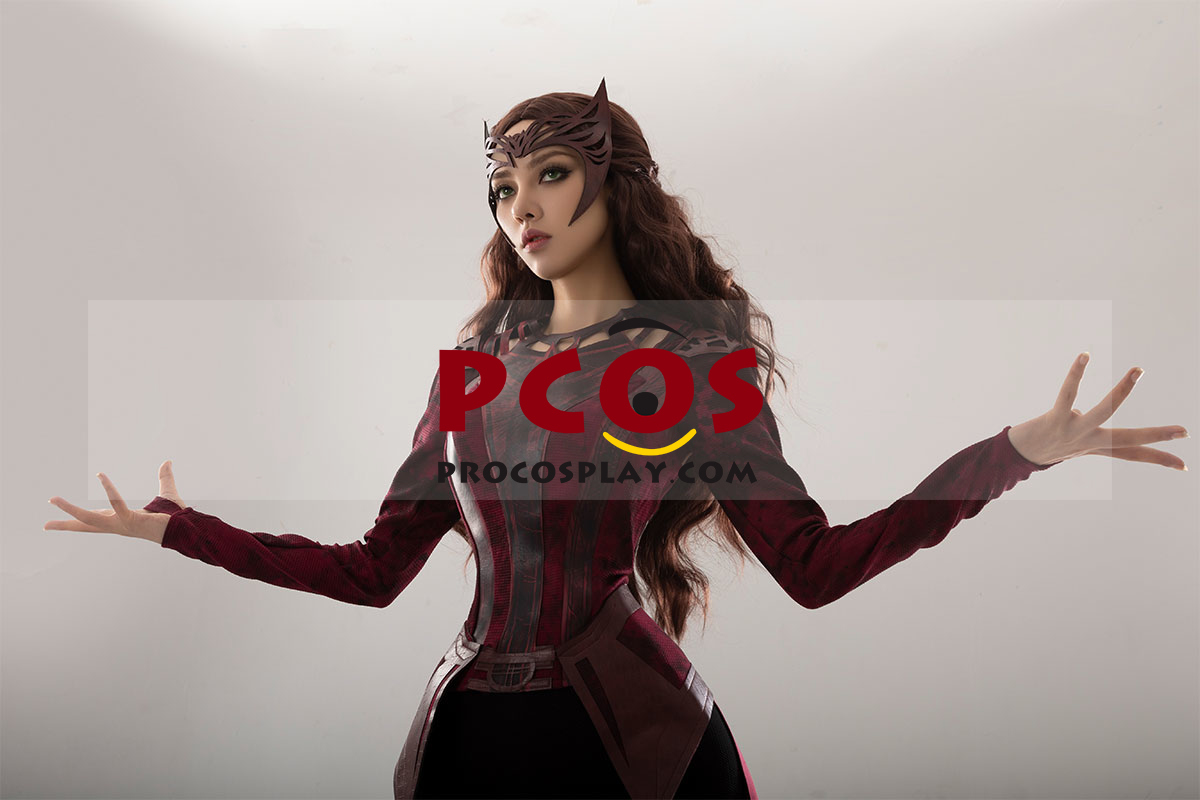 Doctor Strange In The Multiverse Of Madness Scarlet Witch Wanda Cosplay Costume C02045 6 Doctor Strange In The Multiverse Of Madness Scarlet Witch Wanda Cosplay Costume C02045 - Image 4