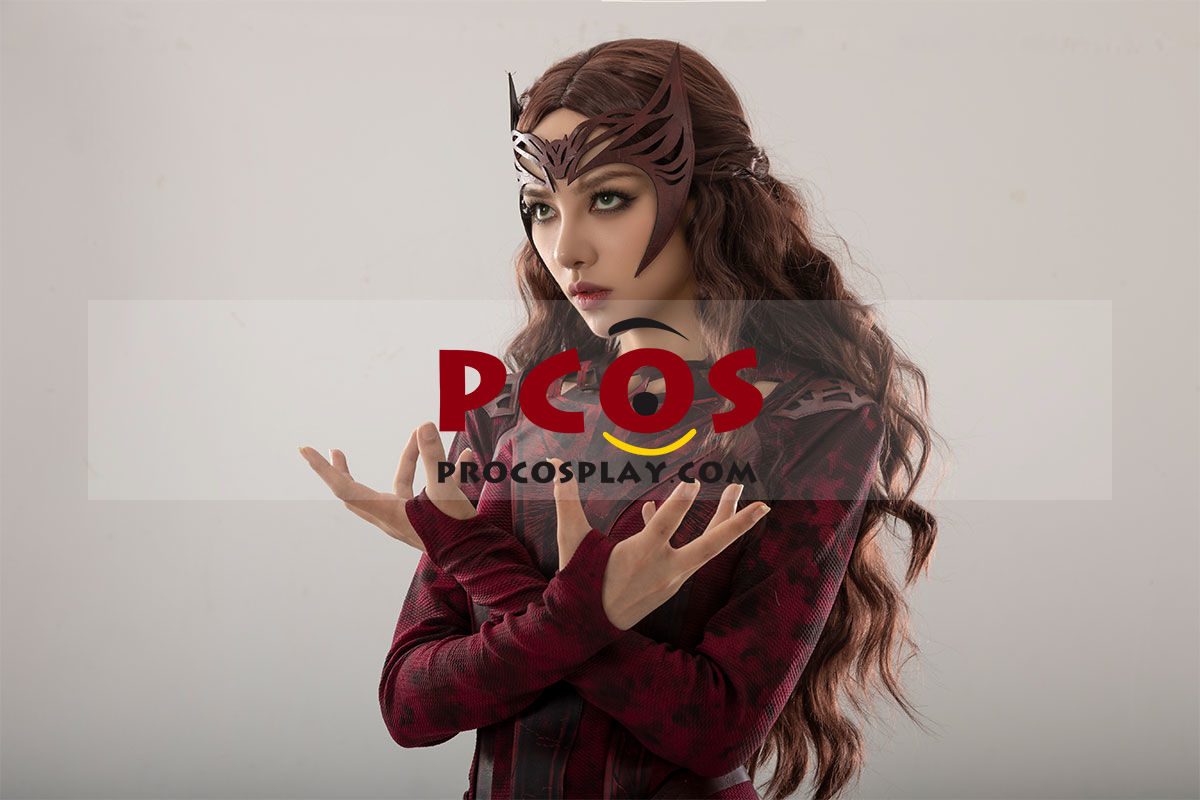Doctor Strange In The Multiverse Of Madness Scarlet Witch Wanda Cosplay Costume C02045 8 Doctor Strange In The Multiverse Of Madness Scarlet Witch Wanda Cosplay Costume C02045 - Image 6