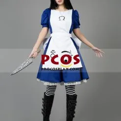 Ready To Ship Alice: Madness Returns Classic Dress For Cosplay Y-0548 Mp000277
