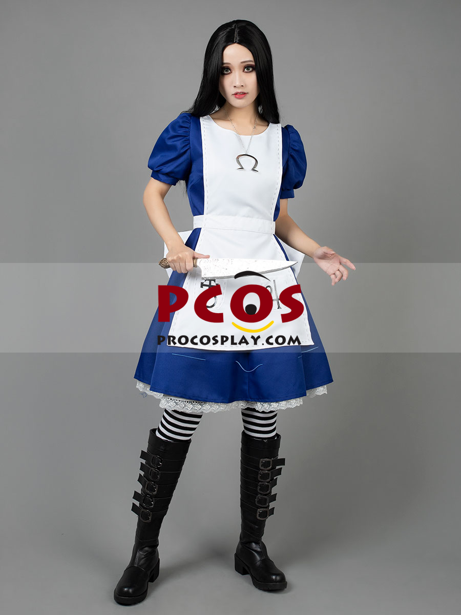 Ready To Ship Alice: Madness Returns Classic Dress For Cosplay Y-0548 Mp000277 4 Ready To Ship Alice: Madness Returns Classic Dress For Cosplay Y-0548 Mp000277 - Image 2